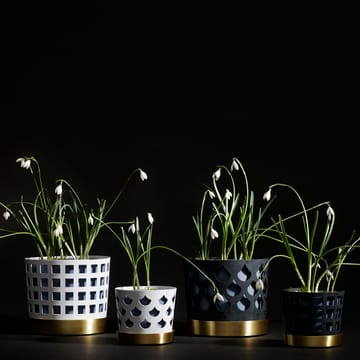 Trio krukke dråpe, medium Ø18 cm - Blå - KLONG
