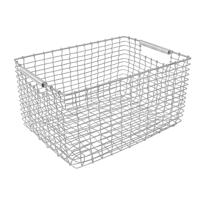 Rectangular 23 oppbevaringskurv - Galvanisert stål - KORBO