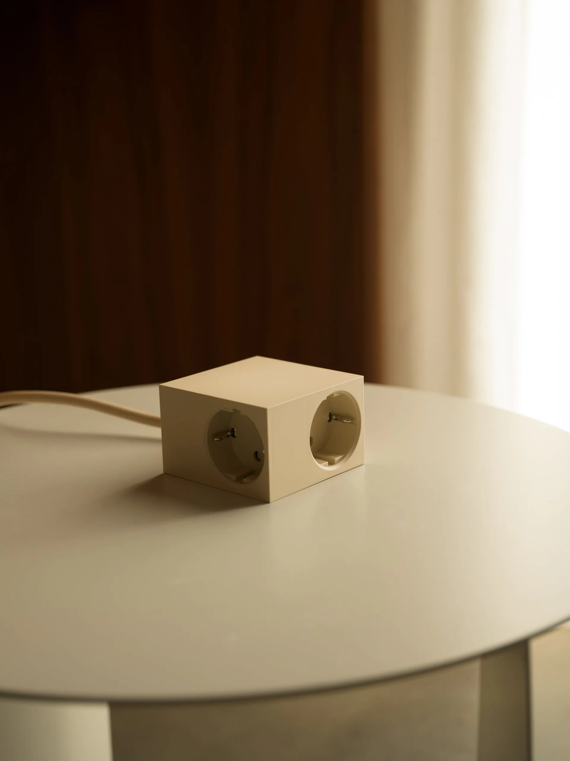 Cuboid grenuttak 2 m, Pearled Ivory Kord