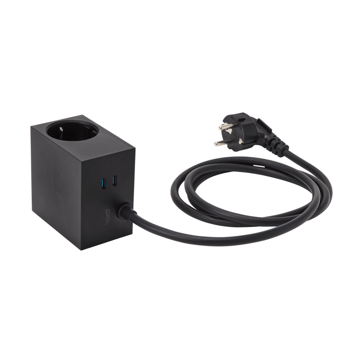 Cuboid+ grenuttak USB-C 30W 2 m, Black Kord