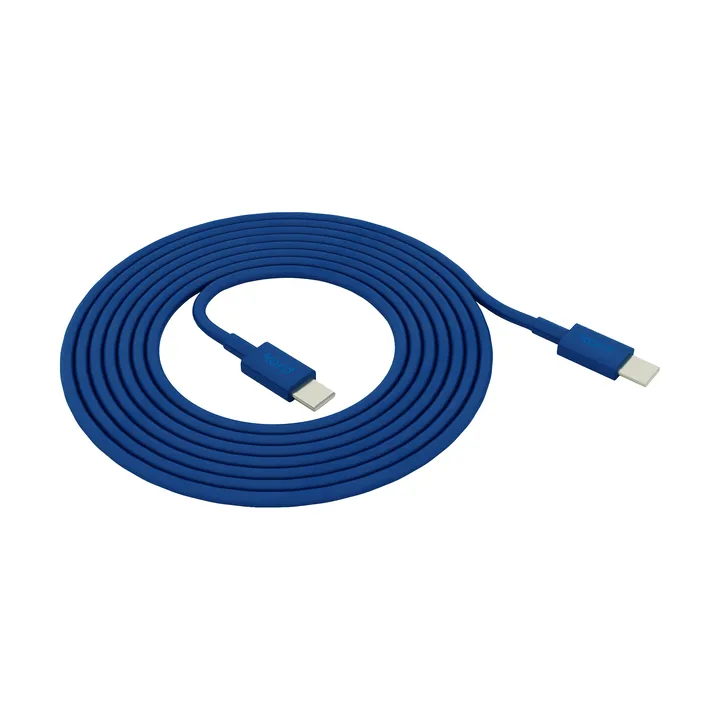 Kord USB-C til USB-C ladekabel 1,8 m - Catalina Blue - Kord