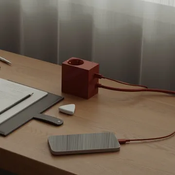 Kord USB-C til USB-C ladekabel 1,8 m - Fired Brick - Kord