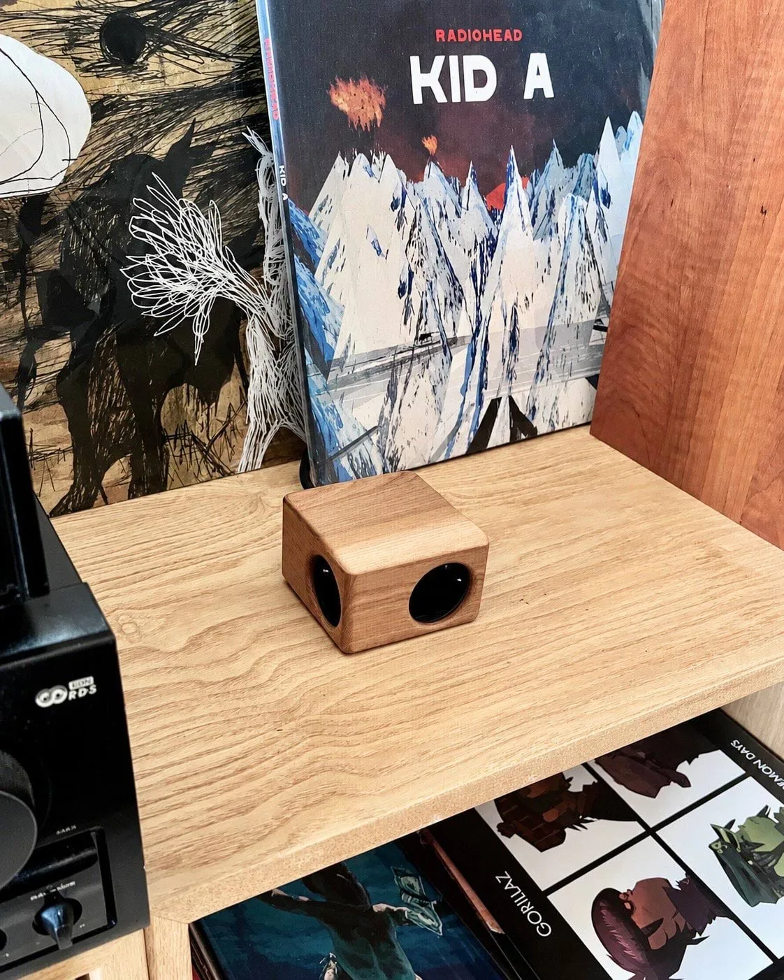 Kord x Bark woodencase-deksel til Cuboid+ grenuttak, Bark Kord