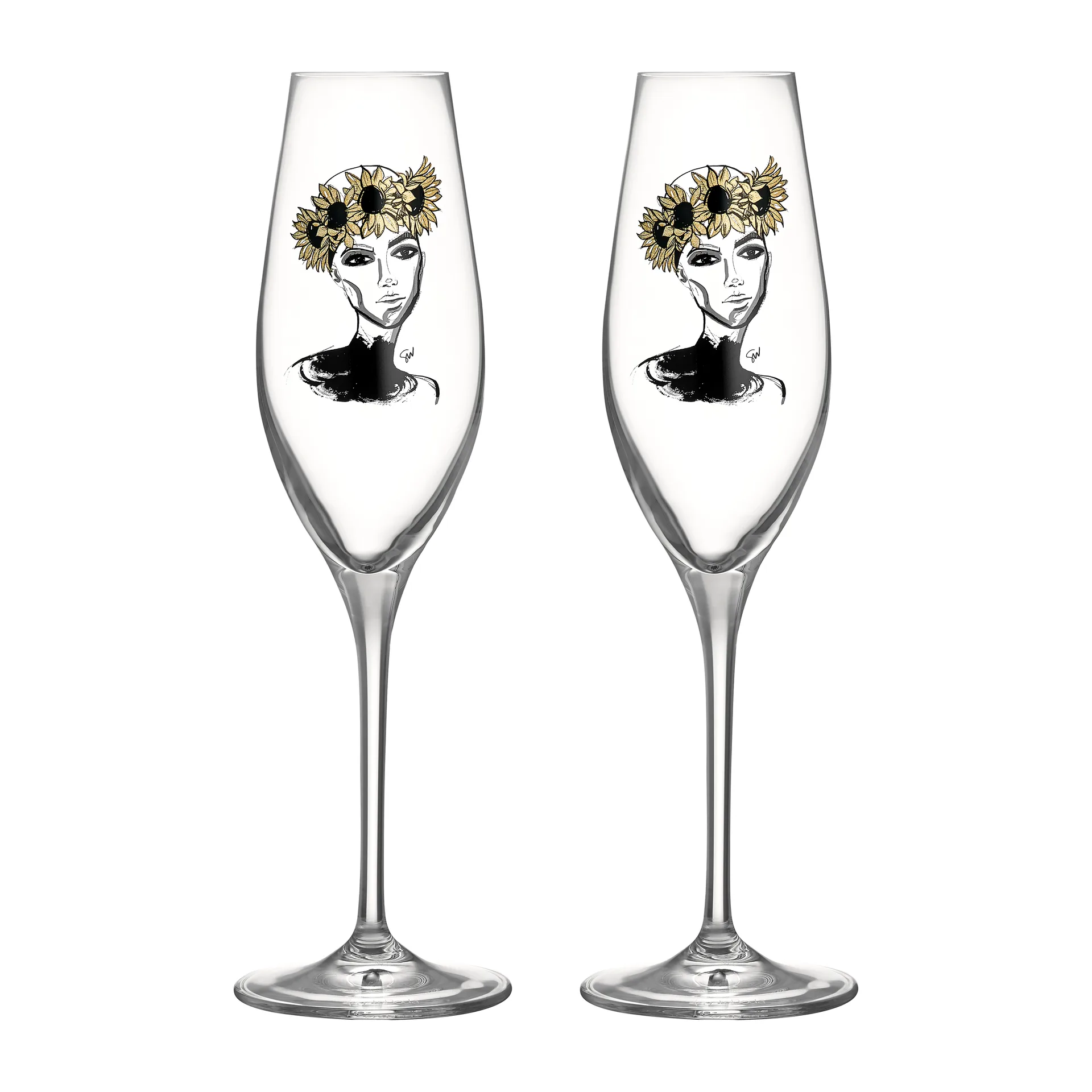 All about you champagneglass 24 cl 2-stk., Let's celebrate you Kosta Boda