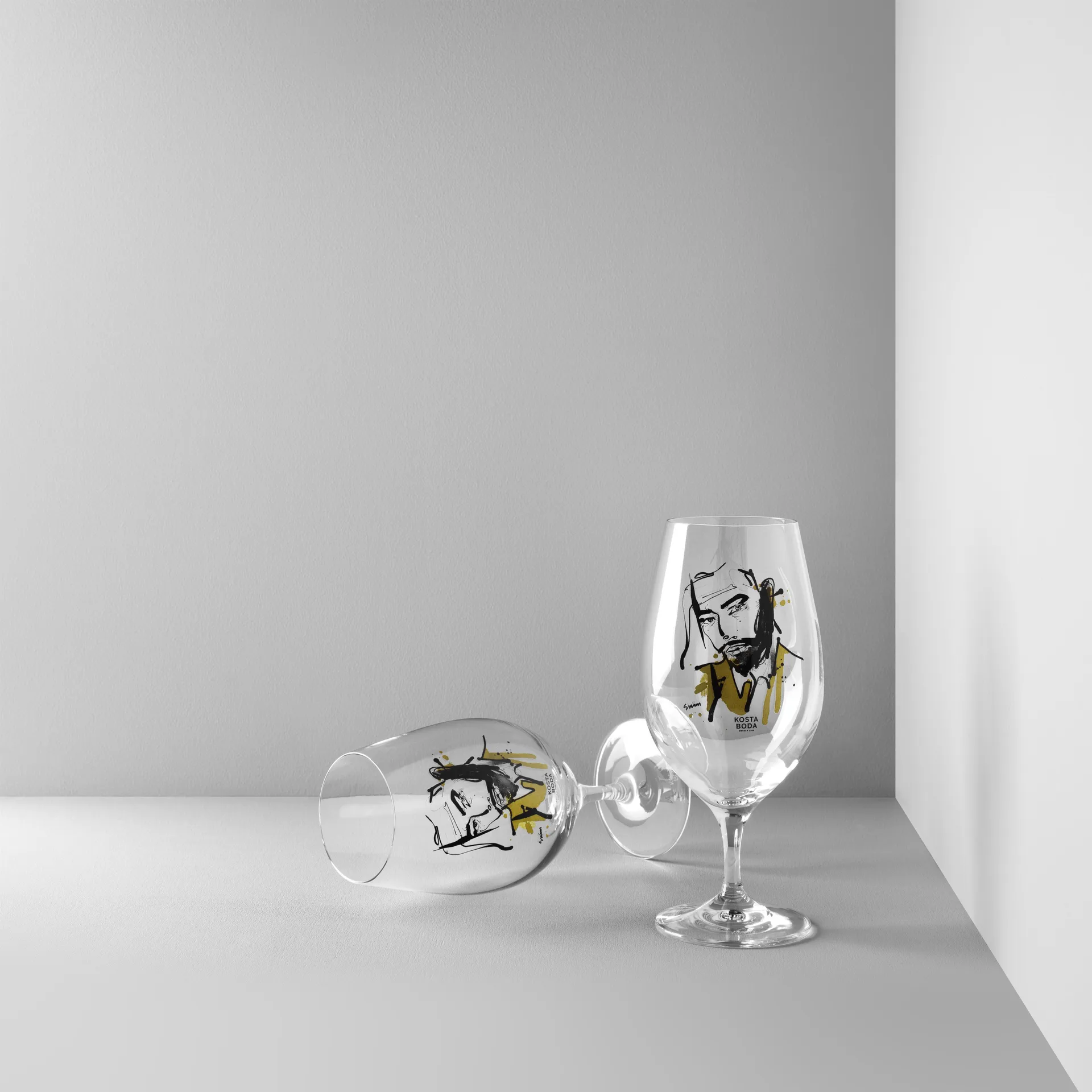 All about you ølglass 40 cl 2-pakn., Want him (grønn) Kosta Boda