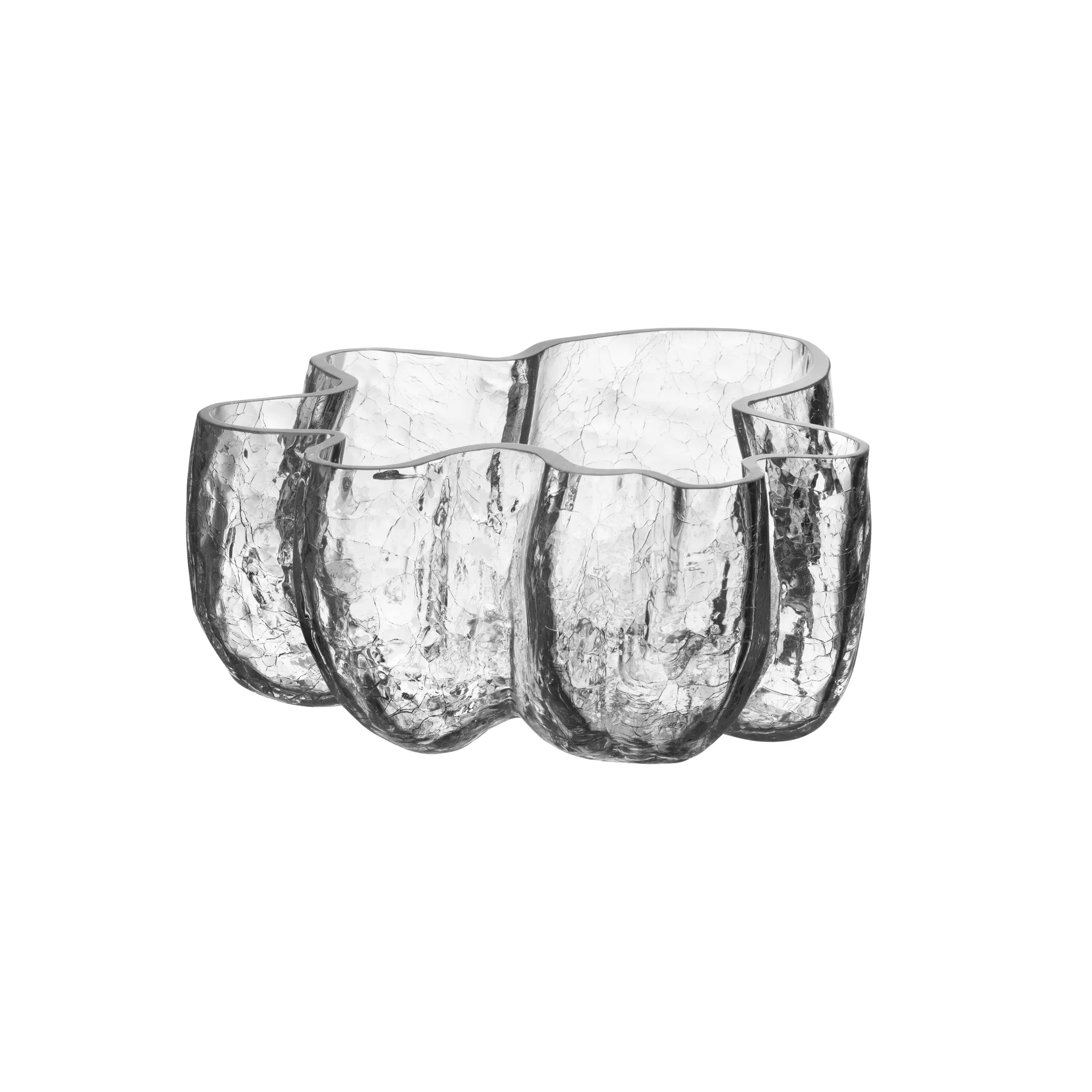 Crackle skål 10,5 cm, Klar Kosta Boda