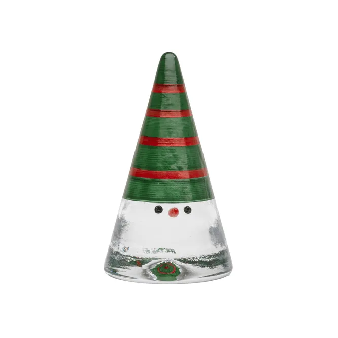 Noel nisse - Grønn, 15 cm - Kosta Boda