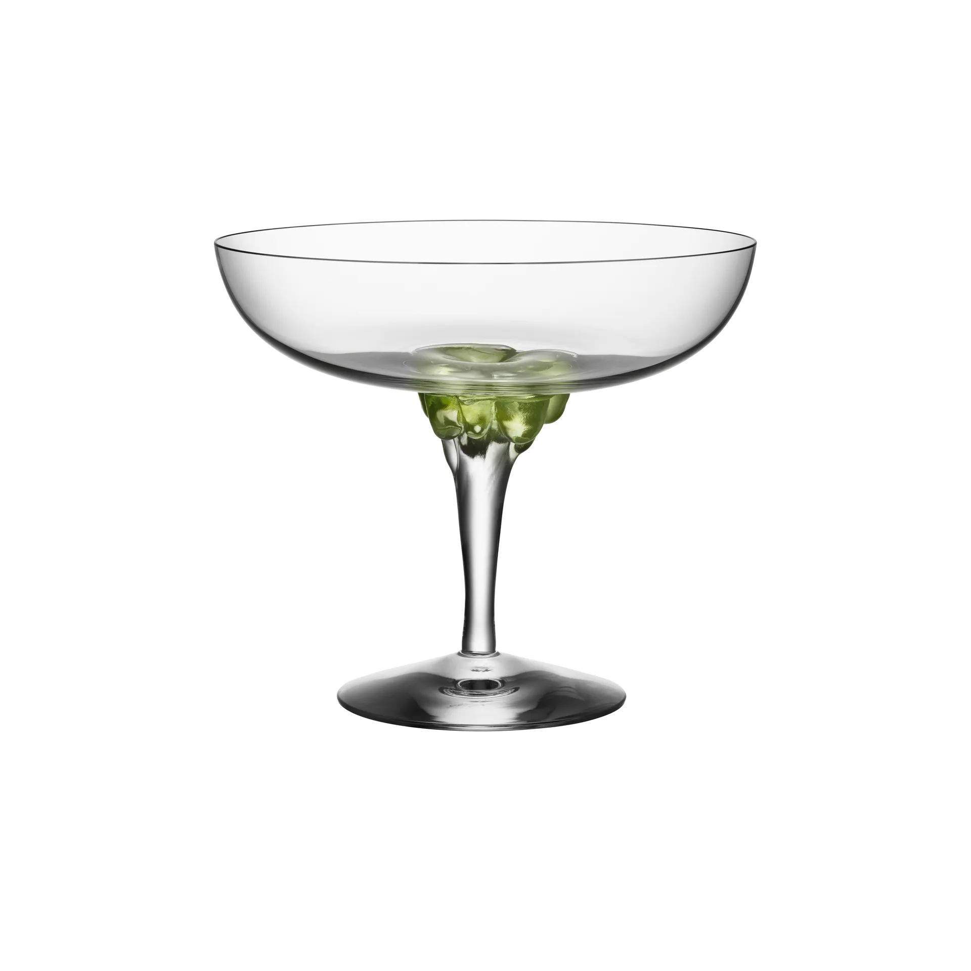 Sugar Dandy coupeglass 32 cl, Grønn Kosta Boda
