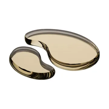 Tears of joy dekorasjonsobjekt 2 deler - Gull - Kosta Boda