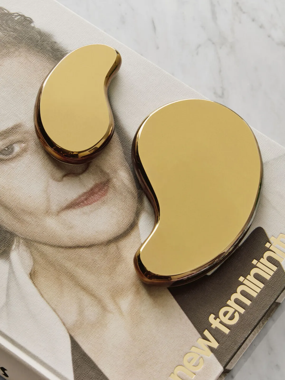 Tears of joy dekorasjonsobjekt 2 deler, Gull Kosta Boda