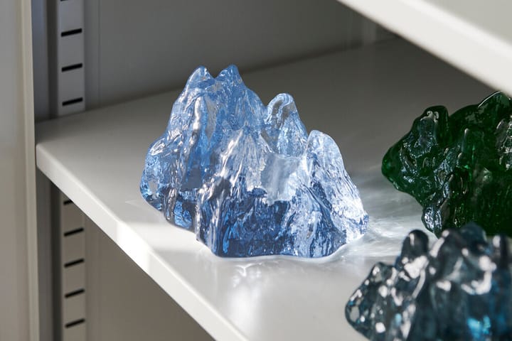 The Rock telysholder 91 mm, Ice Blue Kosta Boda