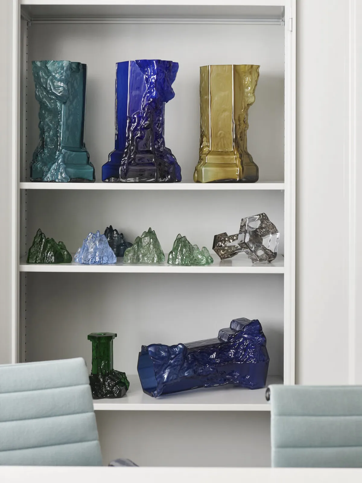 The Rock telysholder 91 mm, Smaragd grønn Kosta Boda