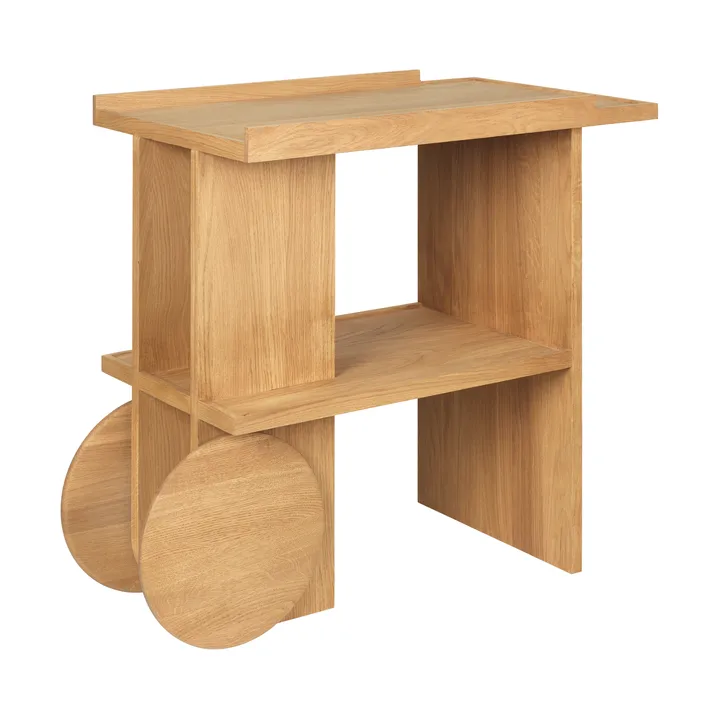 Axis sidebord 42x80 cm - Varm lakkert eik - Kristina Dam Studio