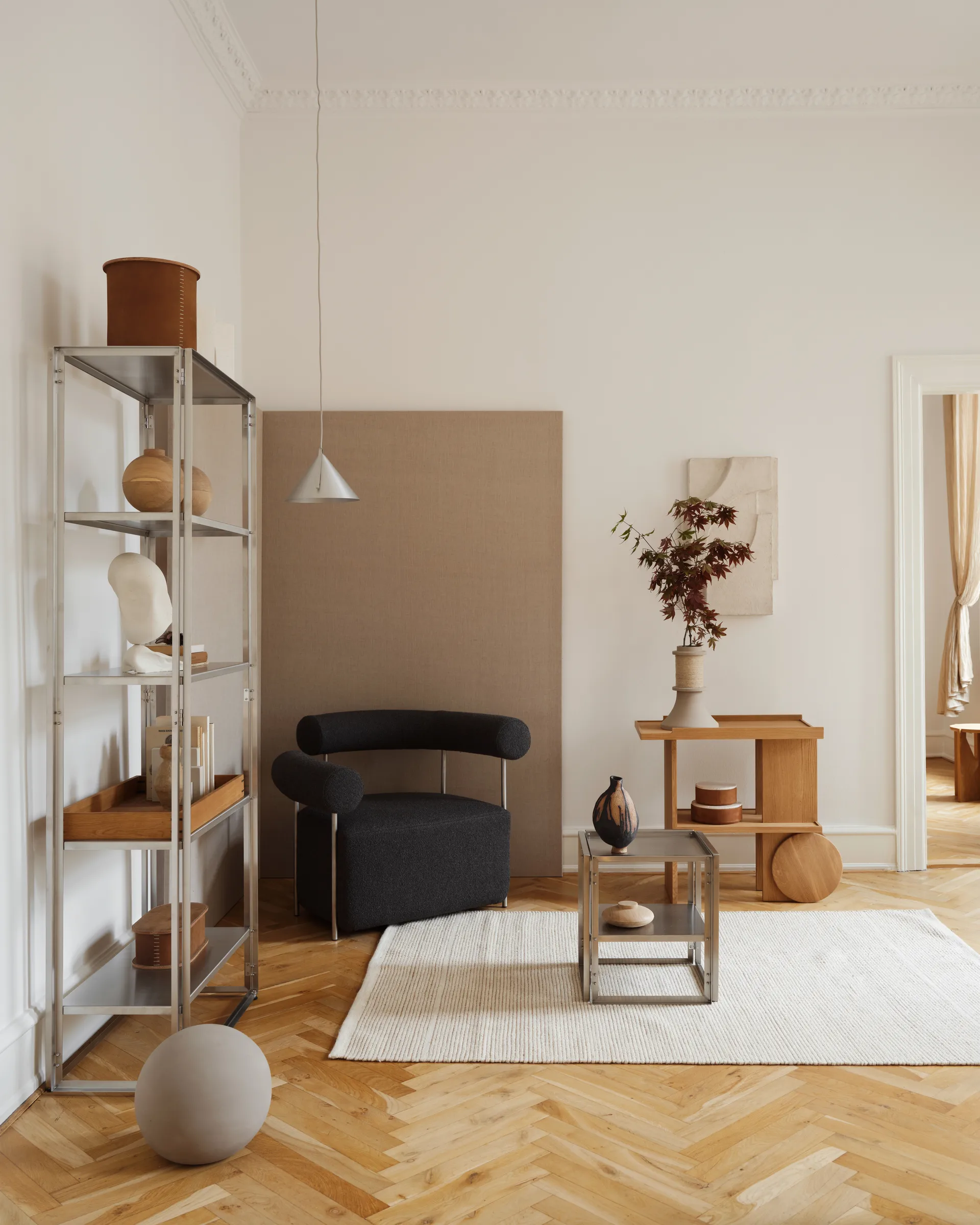 Axis sidebord 42x80 cm, Varm lakkert eik Kristina Dam Studio