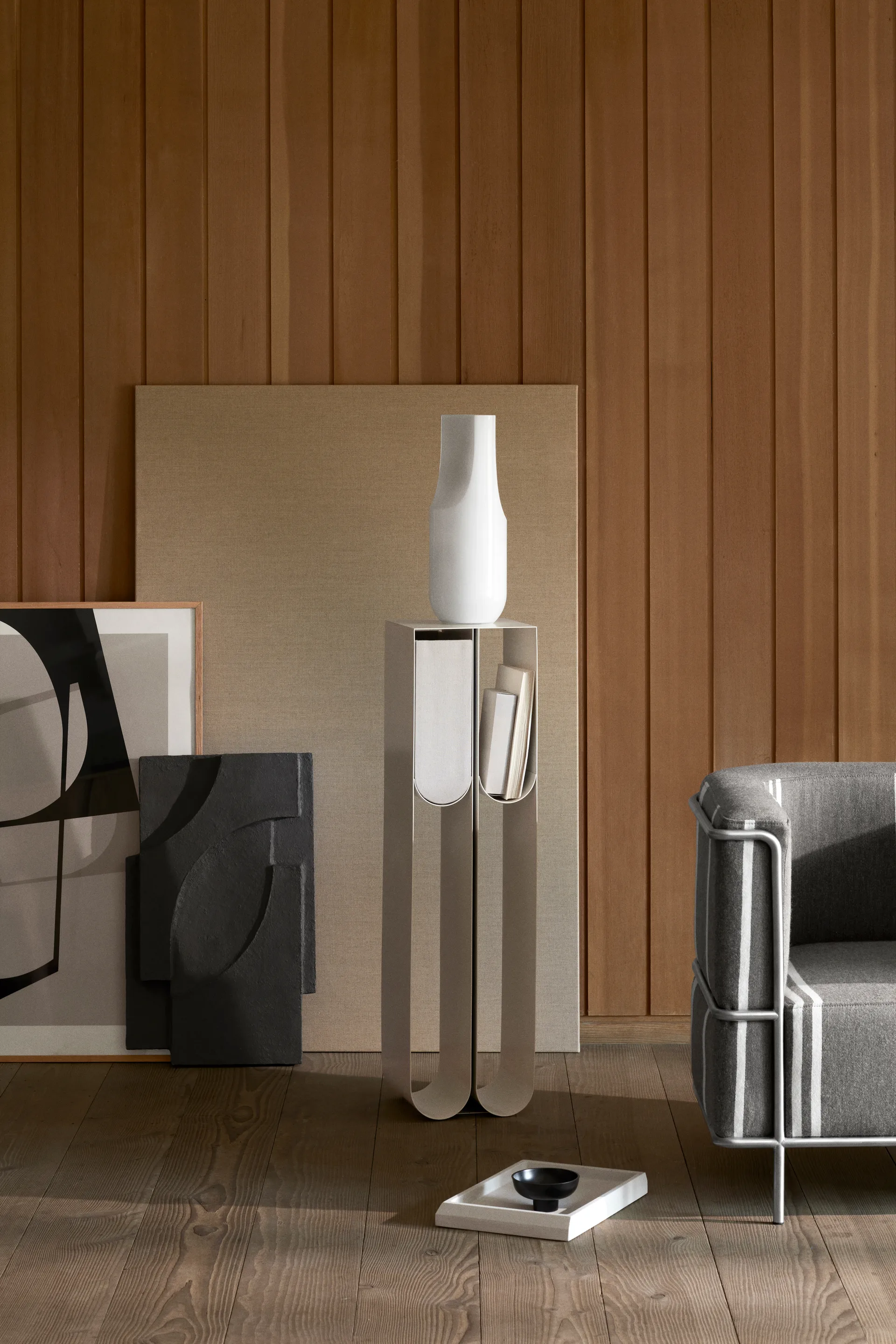 Buet sokkel, Beige Kristina Dam Studio