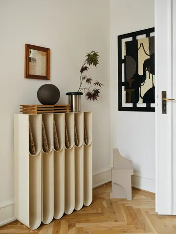 Buet sokkel - Beige - Kristina Dam Studio