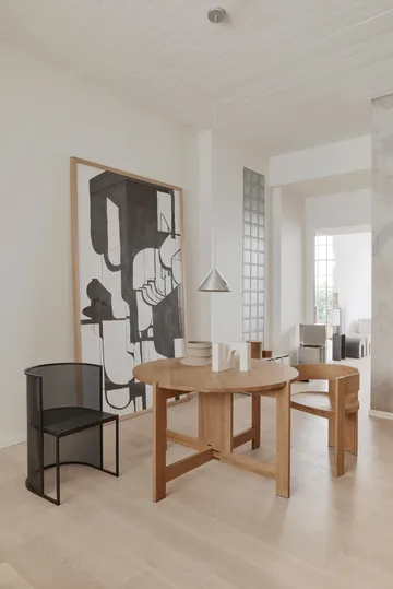 Collector stol - Varm lakkert eik-valnøtt - Kristina Dam Studio