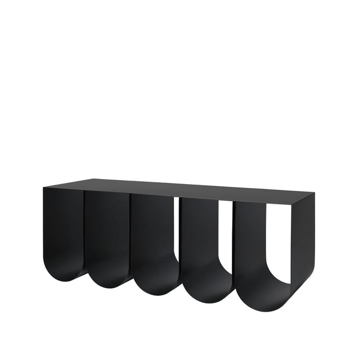 Curved benk - Black - Kristina Dam Studio
