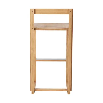 Outline barstol 75 cm - Varm lakkert eik-børstet stål - Kristina Dam Studio