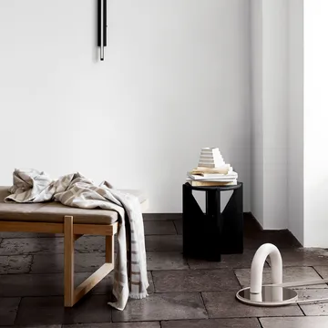 Stool rund krakk - Oak, Ø36x42 cm - Kristina Dam Studio
