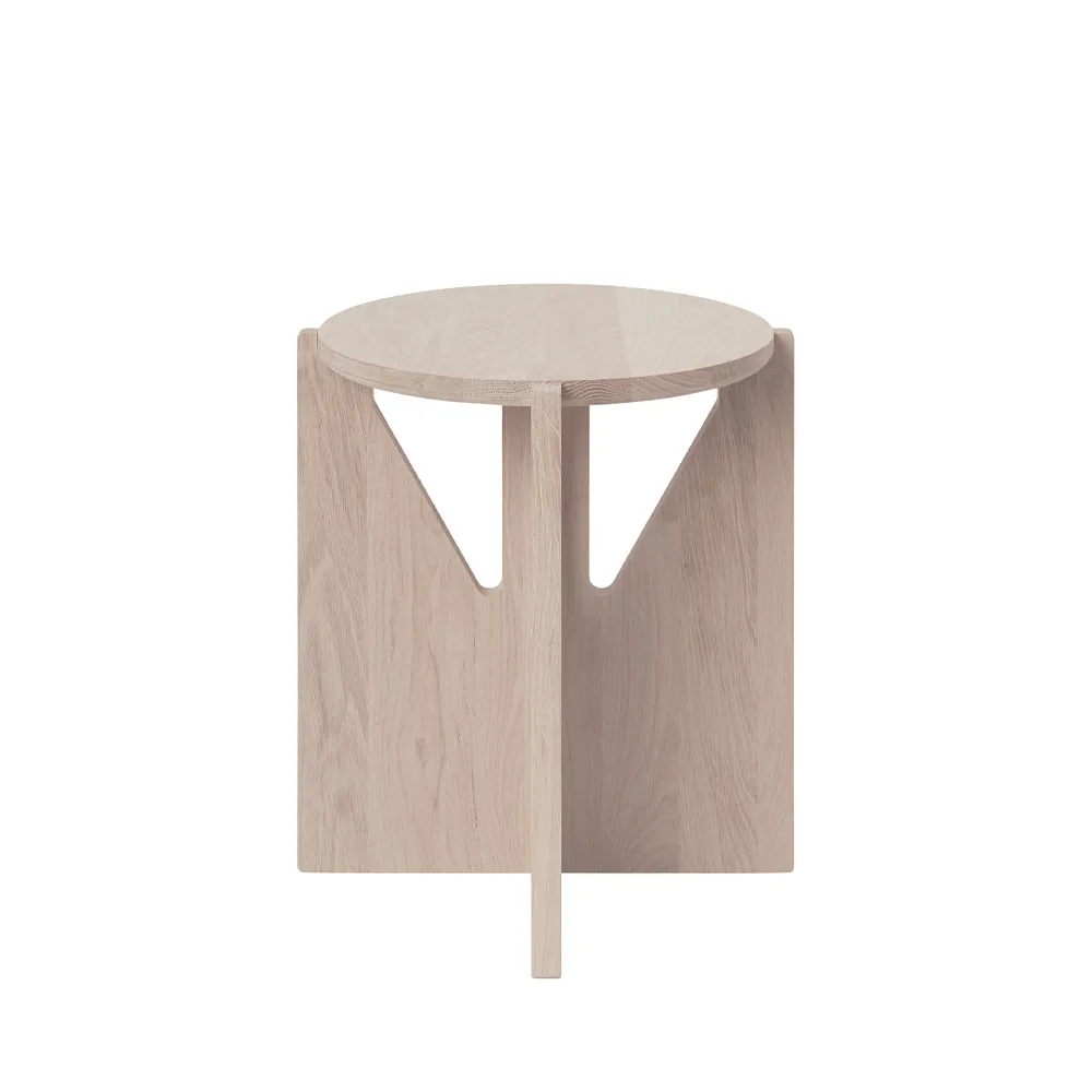 Stool rund krakk, Oak, Ø36x42 cm Kristina Dam Studio