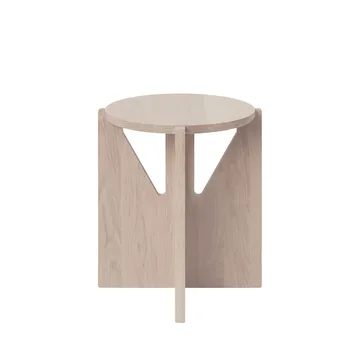Stool rund krakk - Oak, Ø36x42 cm - Kristina Dam Studio