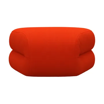 BAU fotskammel lukket - heltrukket-vidar 0542-rød, lukket - Lammhults