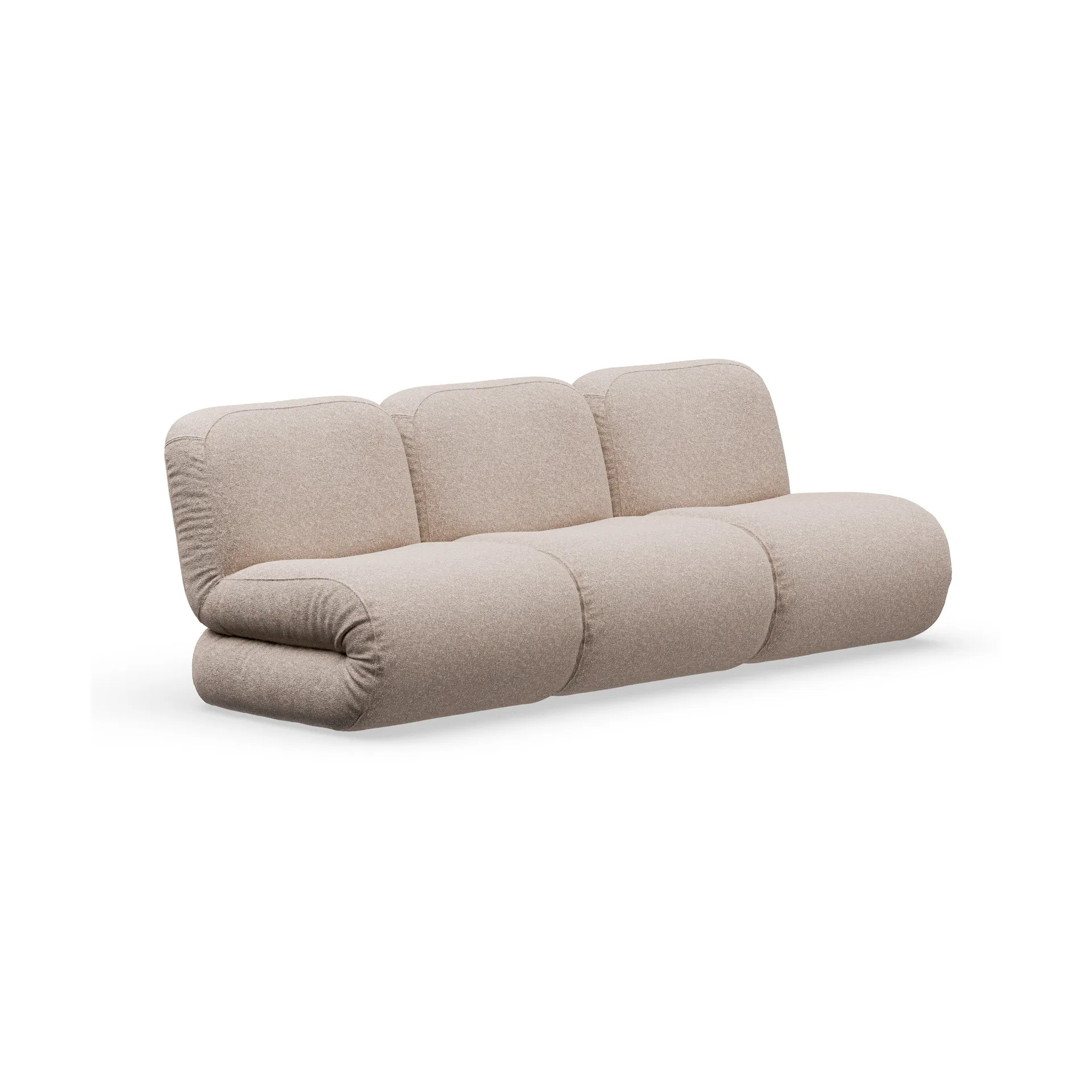BAU sofa 3-seter, Zero beige,  Lammhults