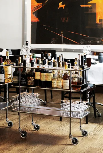 Cargo serveringsvogn - Frostet glass-krom - Lammhults