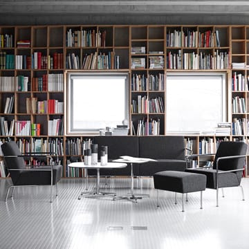 Chicago 3 sofabord - svart, laminat, kromunderstell - Lammhults