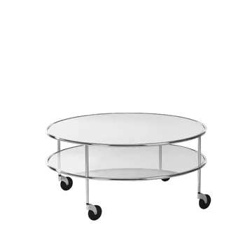 Chicago III sofabord - Frostet glass-krom - Lammhults