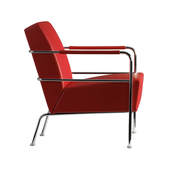 Cinema lenestol - Elmo nordic 55031 rød-krom - Lammhults