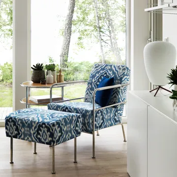 Cinema lenestol - Elmo Nordic svart-krom - Lammhults