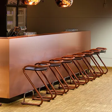 S70-3 barkrakk - Svart-krom - Lammhults