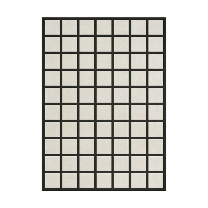 Avenue Checked Bone ullteppe - Bone White, 200x300 cm - Layered