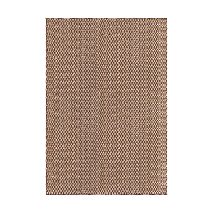 Barley jutematte - Burgundy, 140x200 cm - Layered