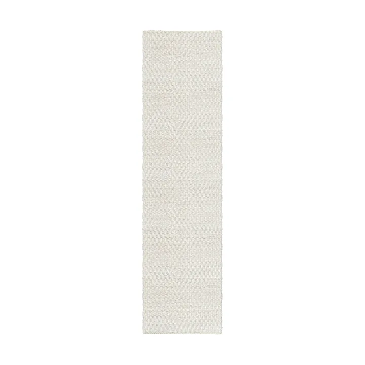 Barley juteteppe - Bone white, 75x240 cm - Layered