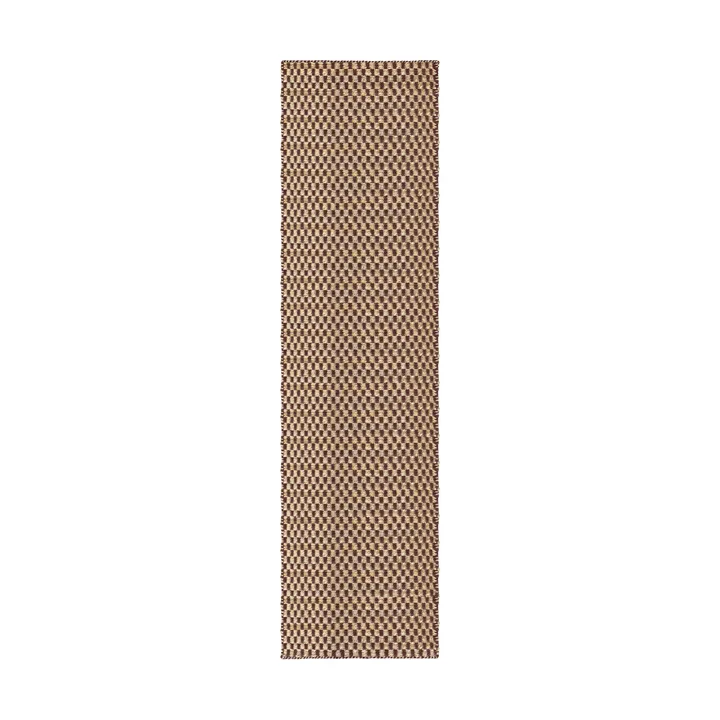 Barley juteteppe - Chestnut, 75x240 cm - Layered