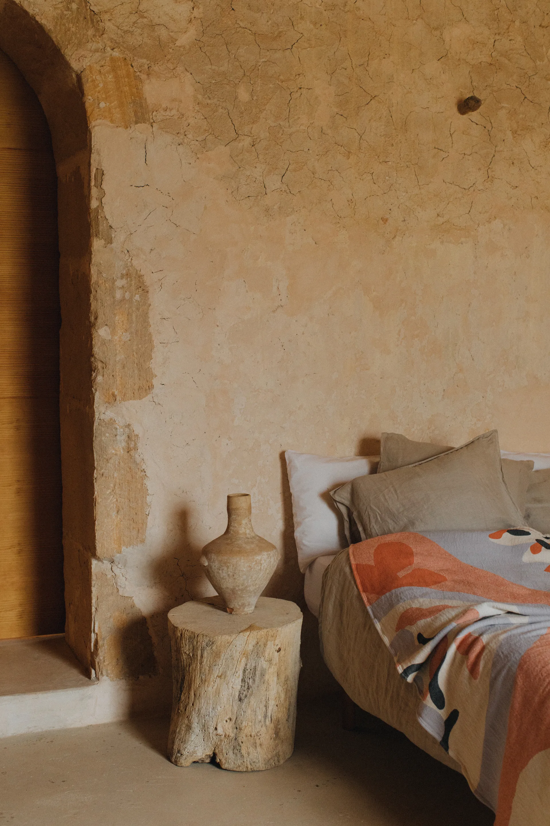 Boqueron bomullspledd 130 x 220 cm, Rød Layered