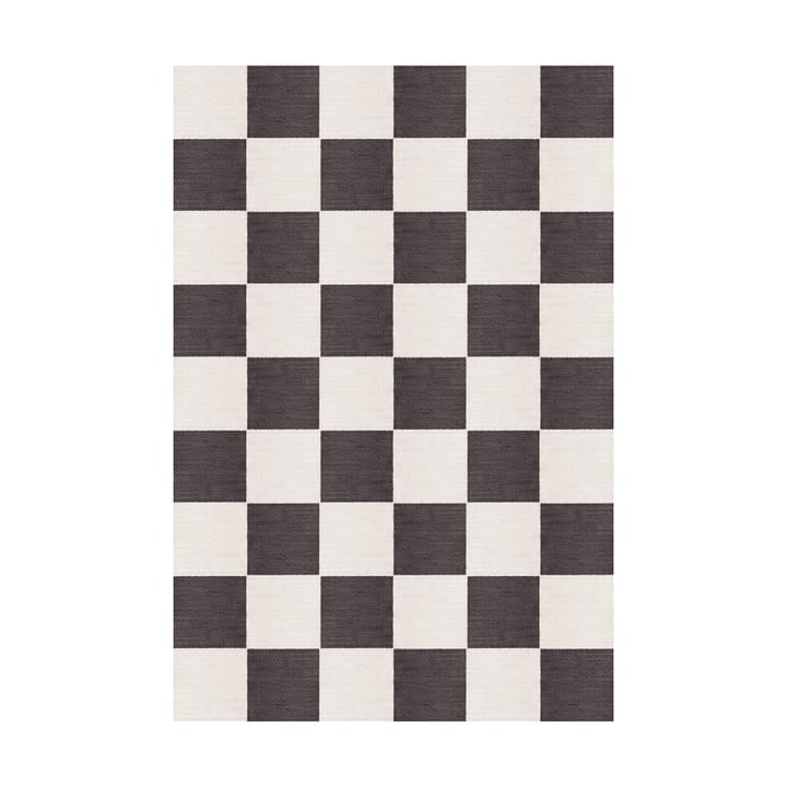 Chess ullteppe - Black and white, 200x300 cm - Layered