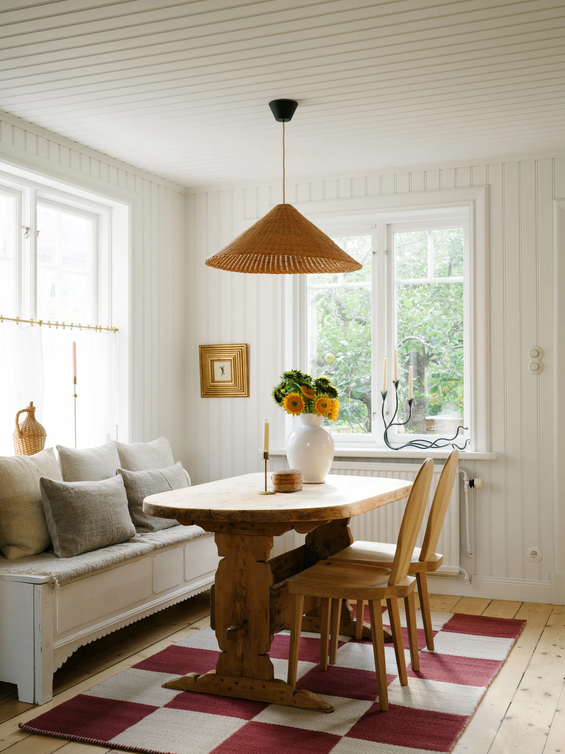 Chess ullteppe, Burgundy, 200x300 cm Layered