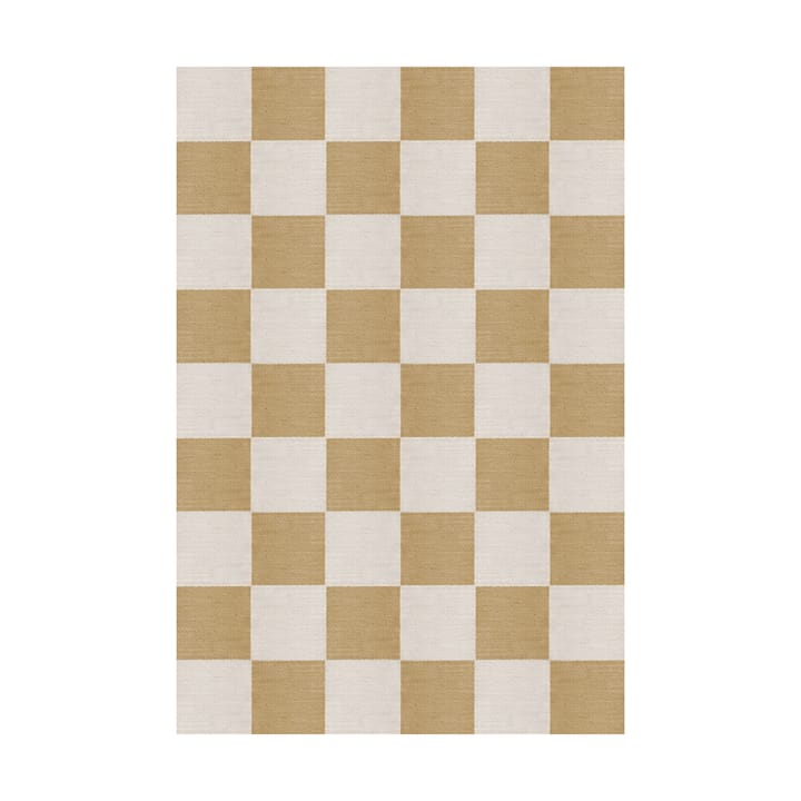 Chess ullteppe - Harvest yellow, 200x300 cm - Layered