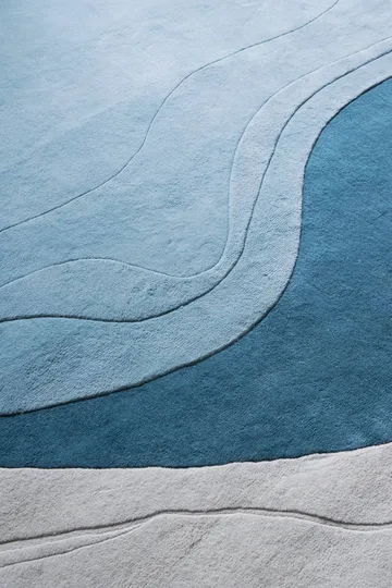 Erik Bratsberg Lozza ullteppe - Teal, 270x350 cm - Layered