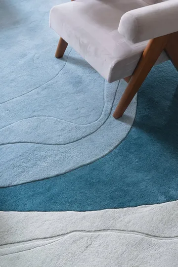 Erik Bratsberg Lozza ullteppe - Teal, 300x400 cm - Layered