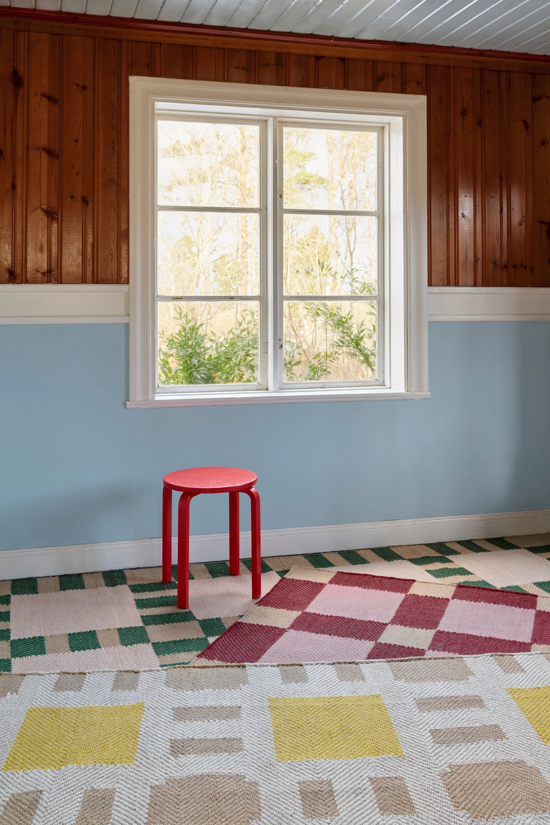 Evelina Kroon juteteppe 200 x 300 cm, Korean chives Layered