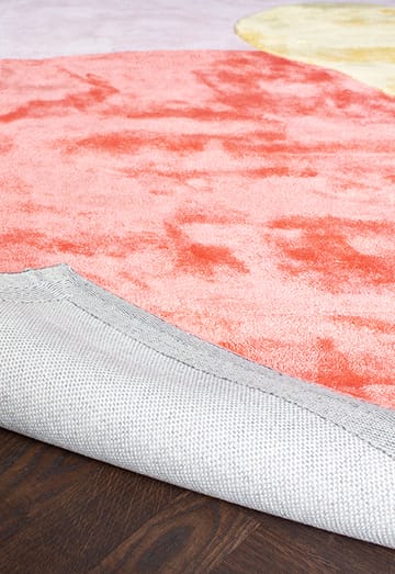 Flower Field ullteppe 200x300 cm - Pink - Layered