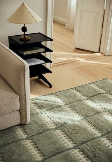 Lilly ullteppe - Green, 200x300 cm - Layered