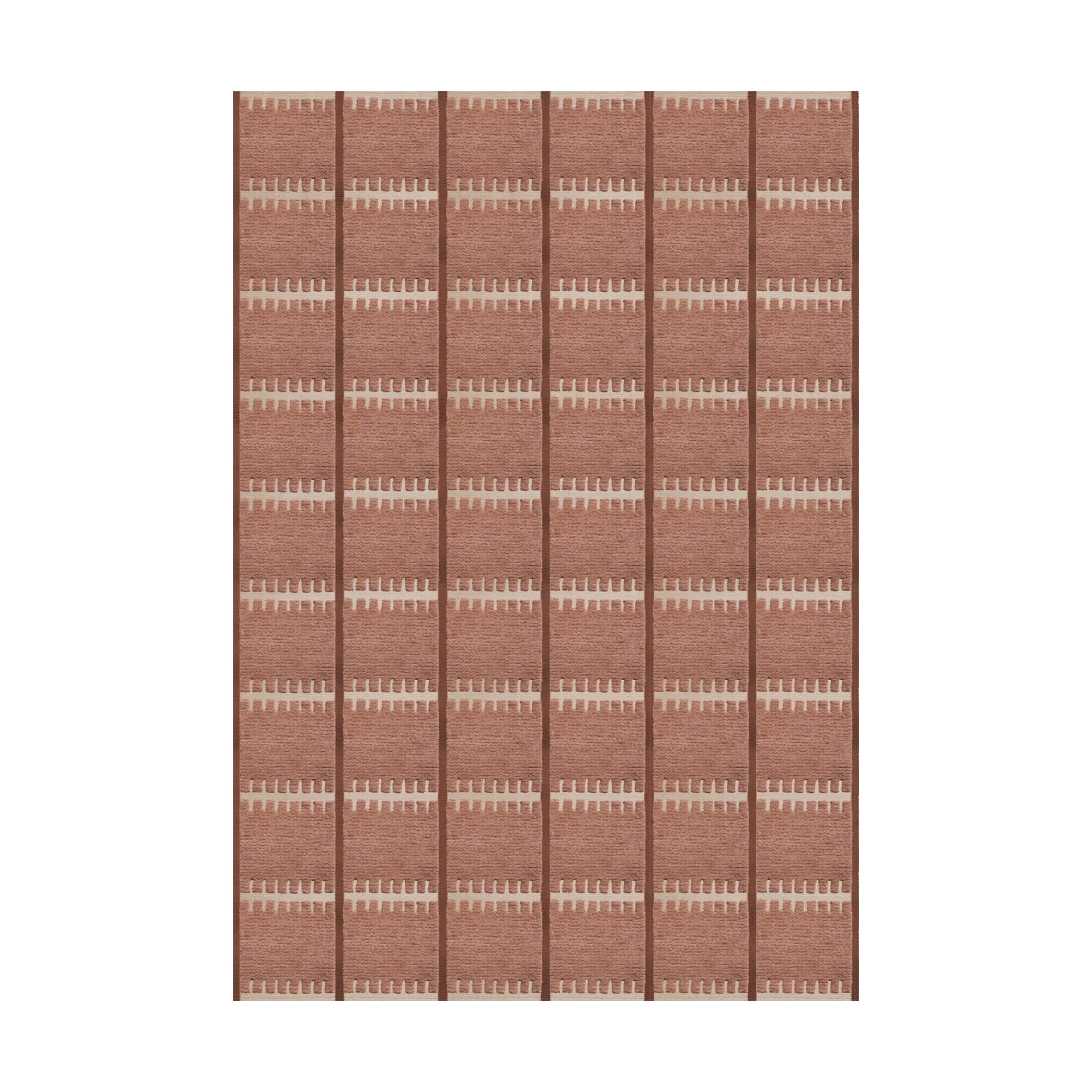 Lilly ullteppe, Rust, 200x300 cm Layered