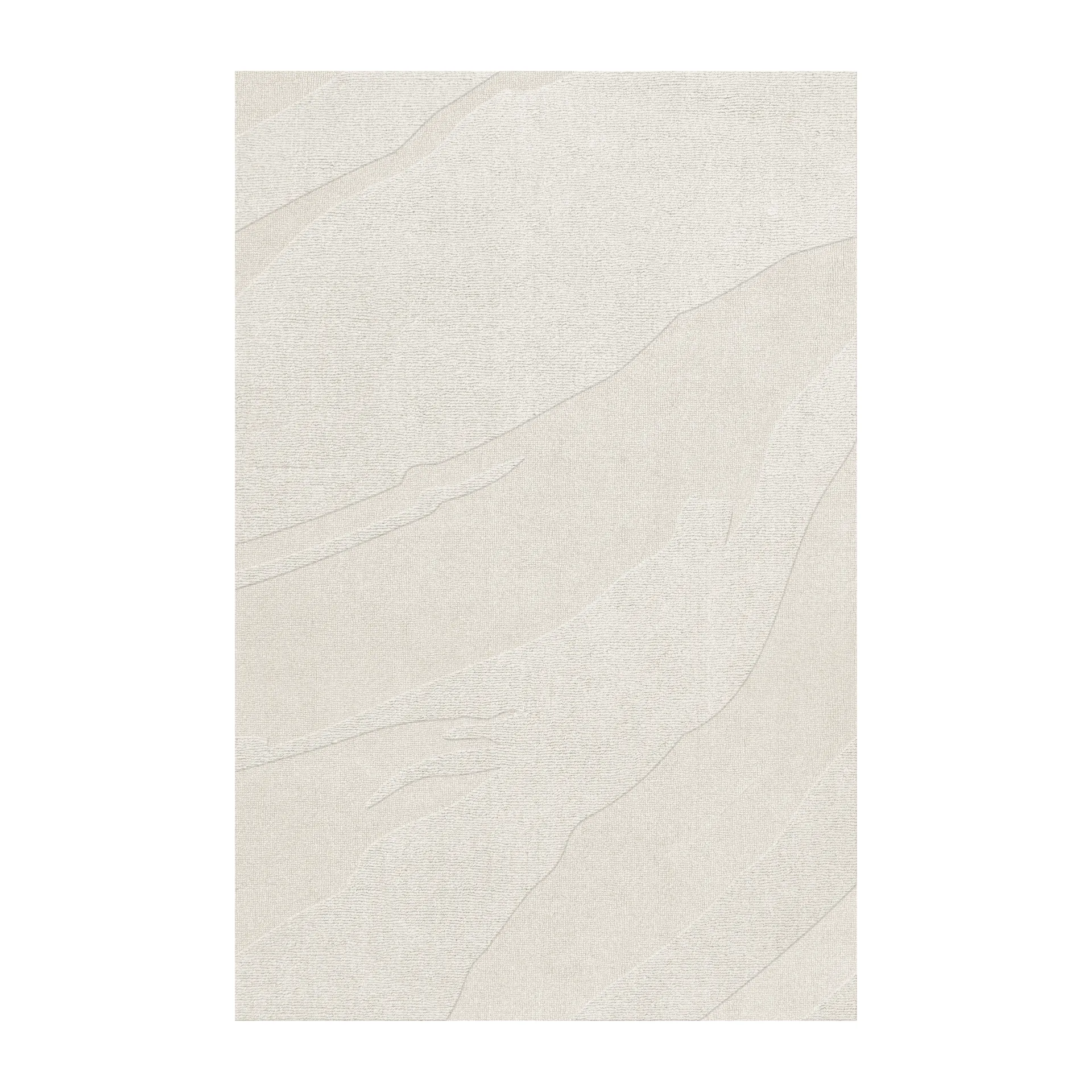 Nami ullteppe, Bone White, 180 x 270 cm Layered