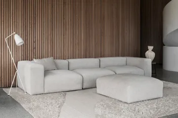 Punja plasma ullteppe 250 x 350 cm - Off-white - Layered